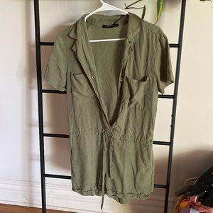 Anthropologie olive green jumper